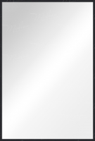 Зеркало в алюминиевой раме 01 Premium Черный Матовый